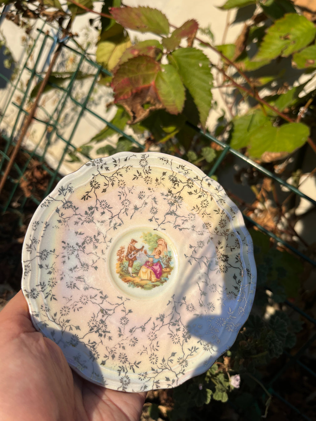 Service de tasses à café ou thé vintage / Collection Way Brocante