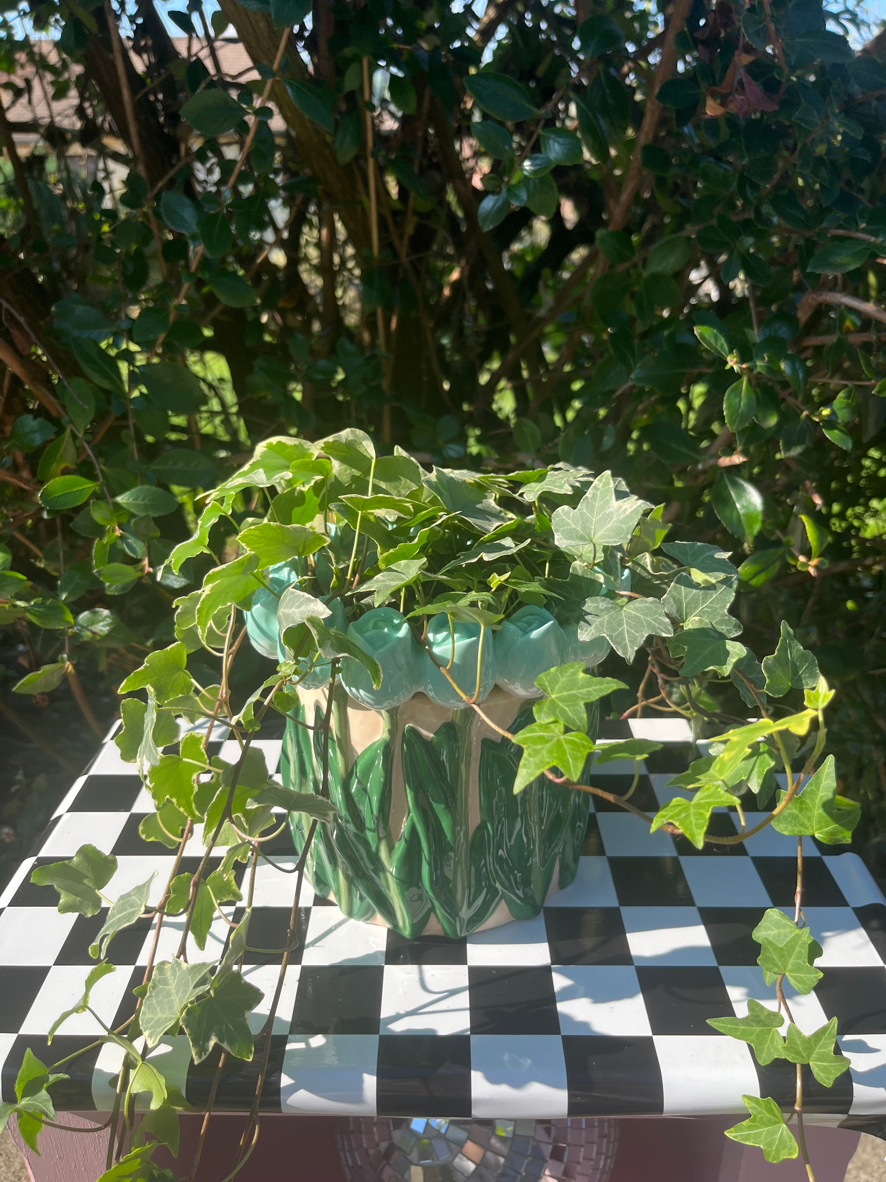 Vase - Tulipes - Menthe / Vert