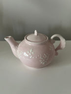 Théière avec socle doré / Collection Way Brocante