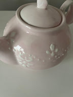 Théière avec socle doré / Collection Way Brocante