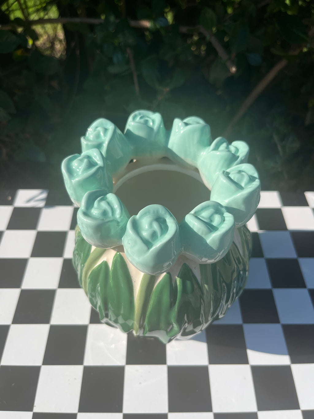 Vase -  Tulipes - Menthe / Vert