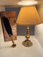 Lampe en Laiton doré / Collection Way Brocante