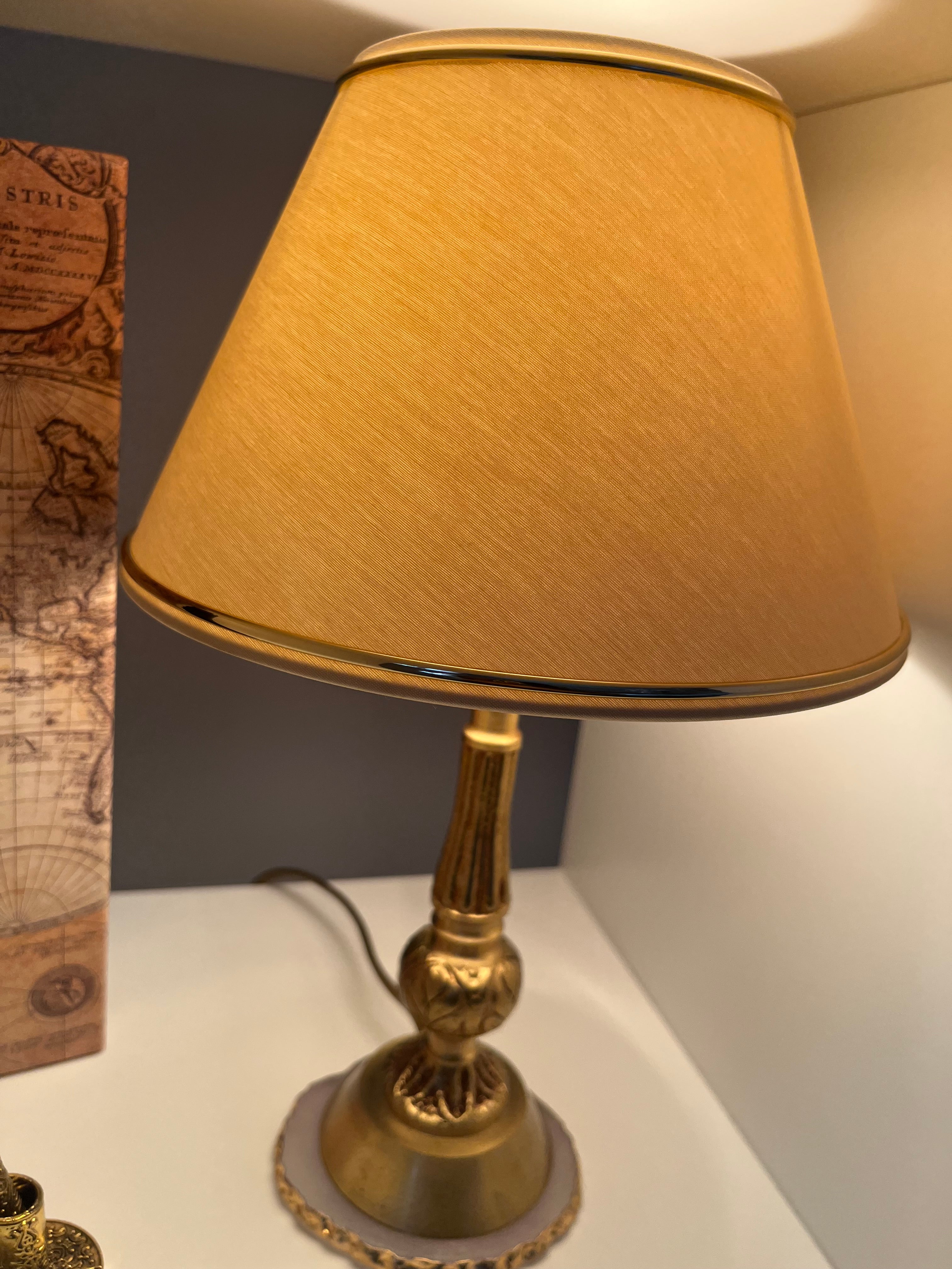 Lampe en Laiton doré / Collection Way Brocante