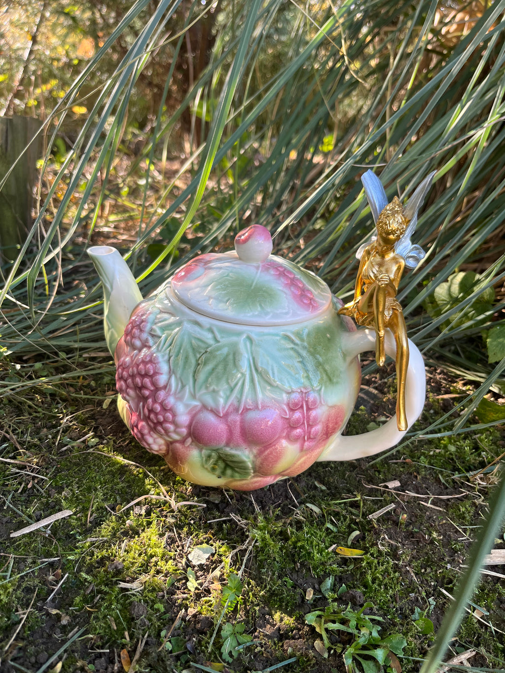 Théière vintage fruits / Collection Way Brocante