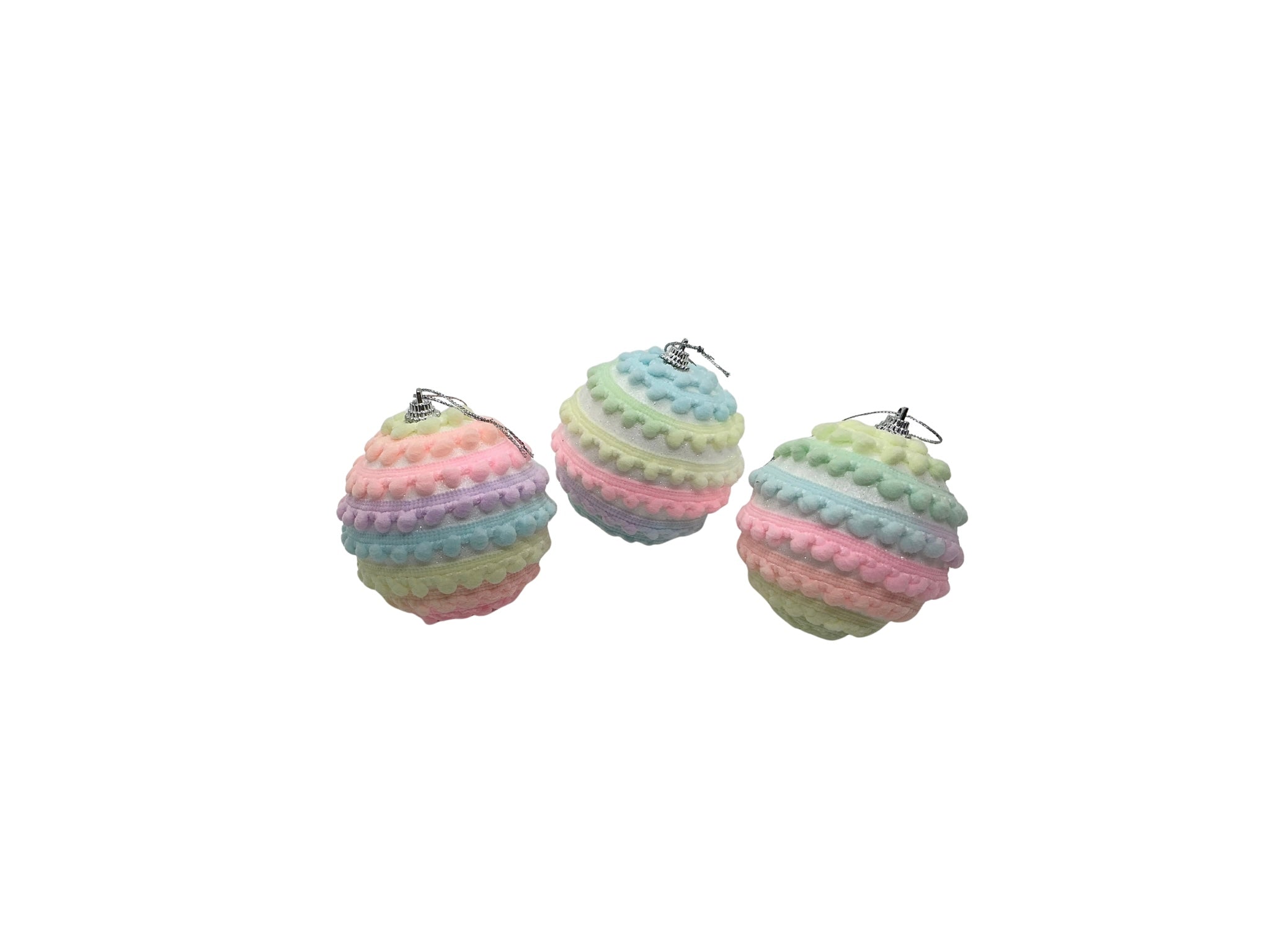 Boules décoratives pastel