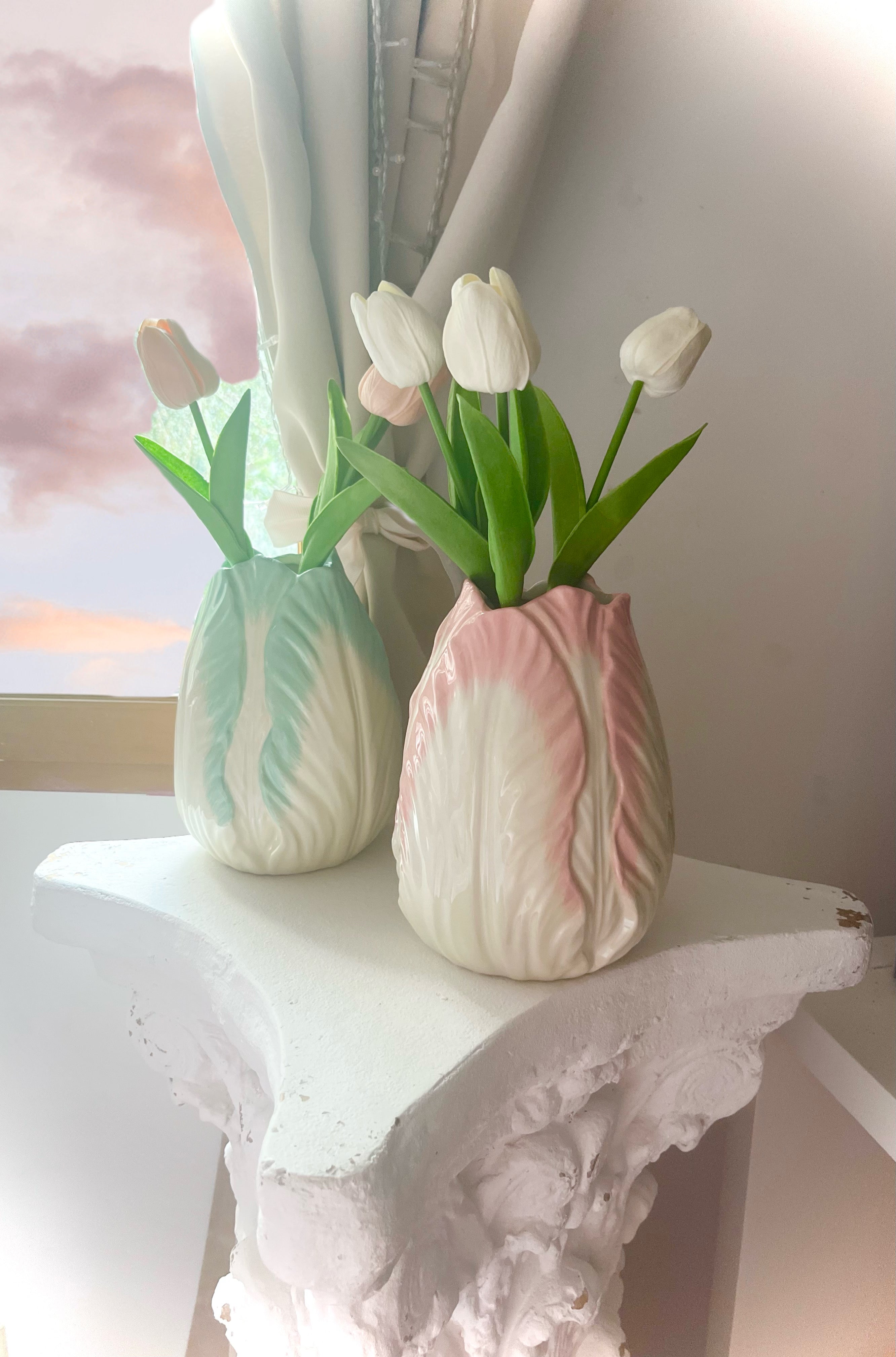 Vase - Tête de Tulipe - Rose