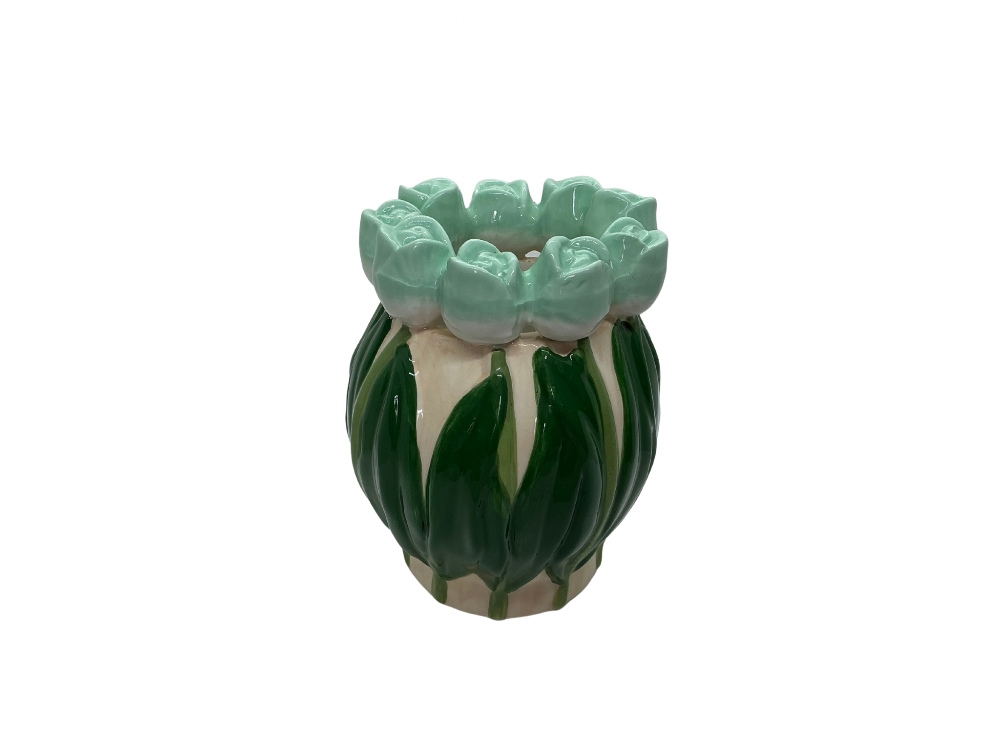 Vase -  Tulipes - Menthe / Vert