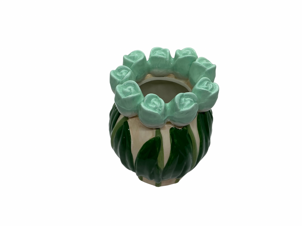 Vase -  Tulipes - Menthe / Vert