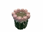 Vase - Tulipes Rose Clair / Vert