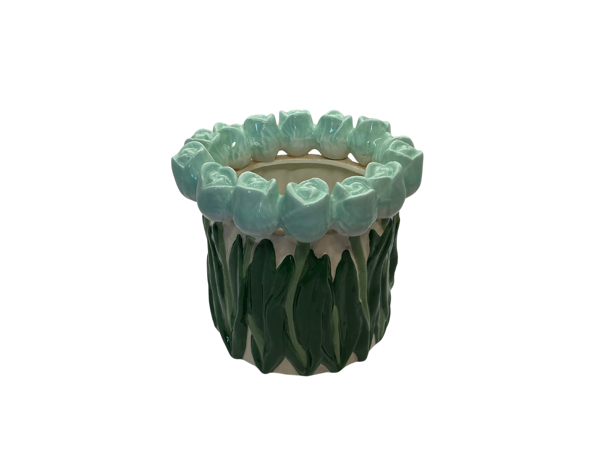 Vase - Tulipes - Menthe / Vert