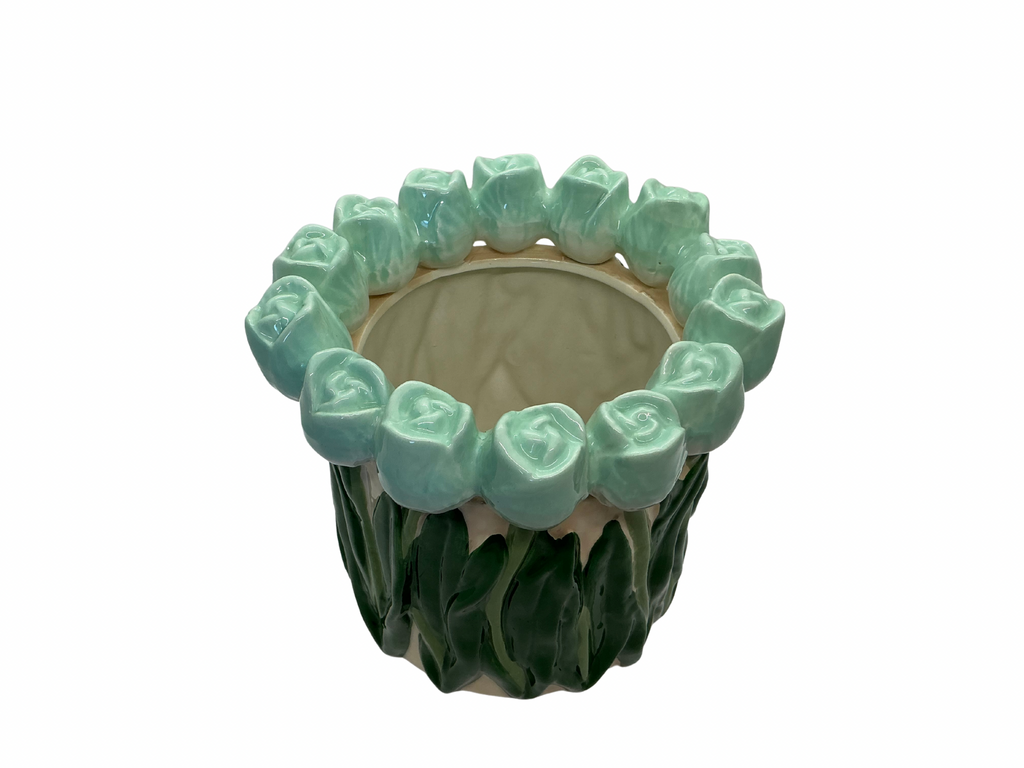 Vase - Tulipes - Menthe / Vert